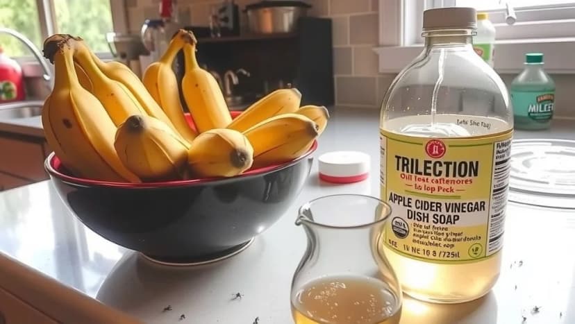 Hur blir man av med bananflugor hemma